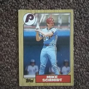 1987 topps Mike Schmidt